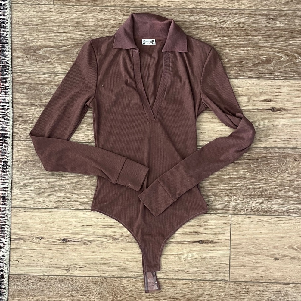 Free People Polo Bodysuit
